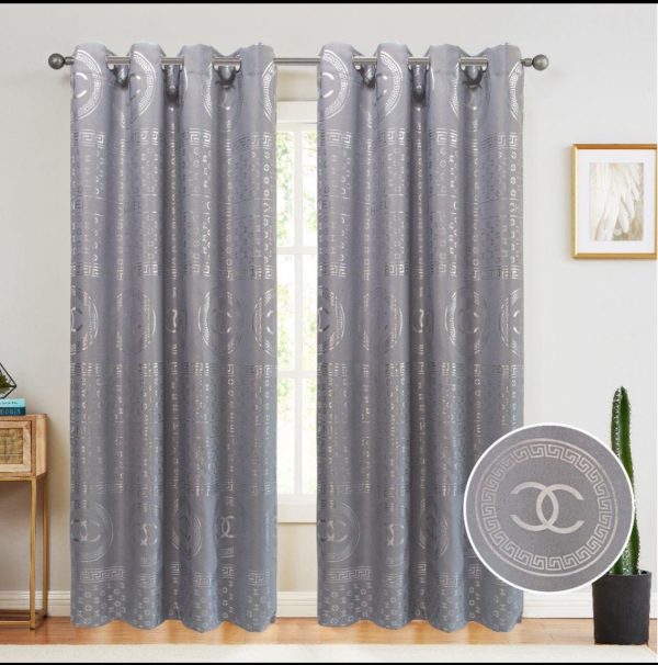 Gray-Chanel Curtain