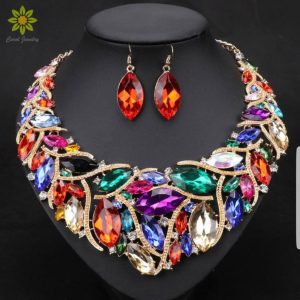 Necklace Set With The Earrings