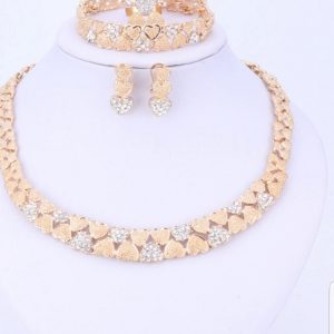 Necklace Set come With Earrings And Bracelets